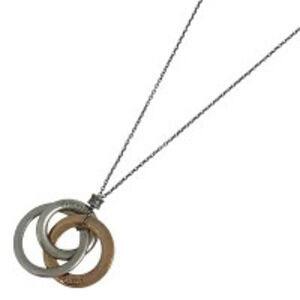 Tiffany Co Triple Circle Necklace Sterling Silver